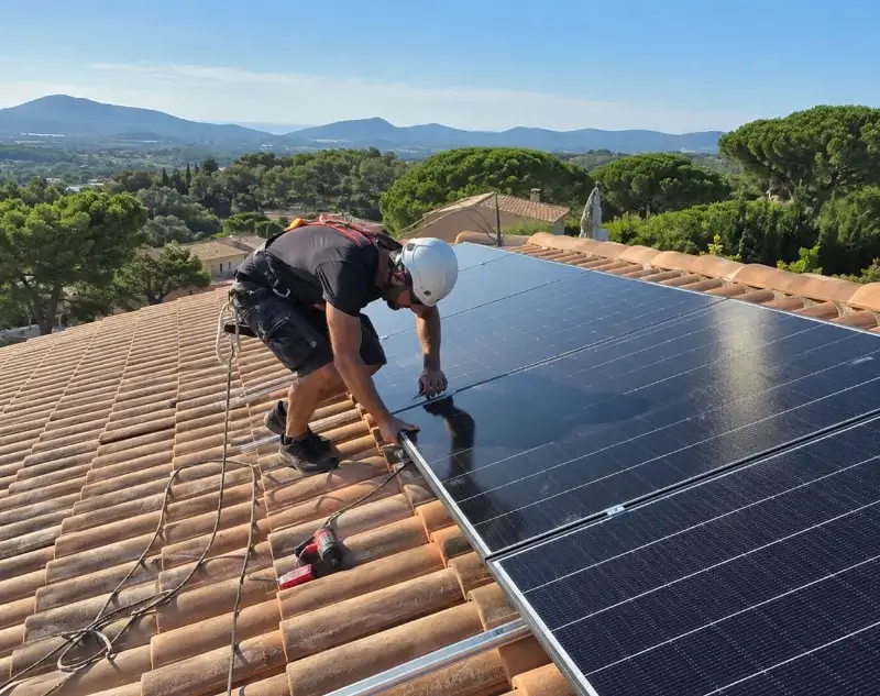 Installateur panneaux solaires Grézieu-la-Varenne — pose photovoltaïque sur toiture